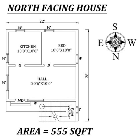 Amazing 54 North Facing House Plans As Per Vastu Shastra Civilengi