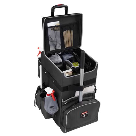 They are recommended for effective and organized cleaning. Rubbermaid 1902465 Large Executive Quick Cart