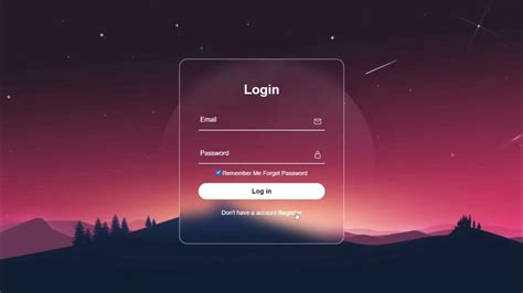 Animated Login Form Using Html And Css Youtube
