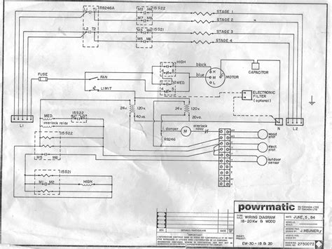 Hvac wiring diagrams 2 duration. I have a powermatic furnace ( combining & electricity) it is 30 years old and it give me ...