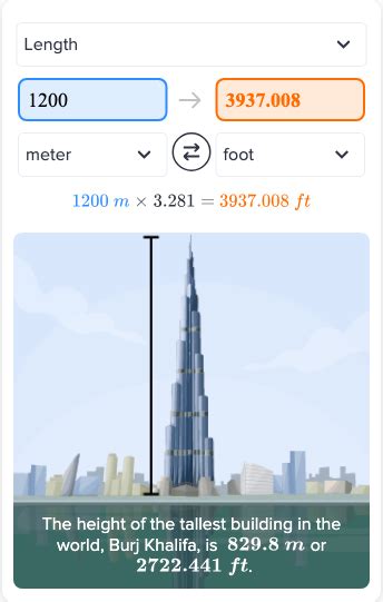 Flexi Answers How Many Feet Are In 1200 Meters Ck 12 Foundation