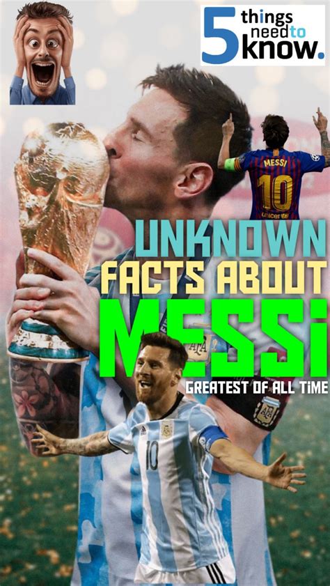 The Cover Of Five Things To Know About Messi Which Includes An Image