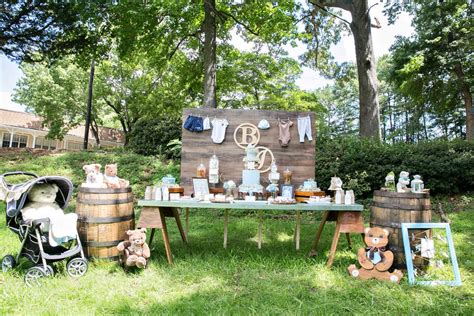 An Outdoor Chic Rustic Intimate Ocassion Baby Shower Party Ideas