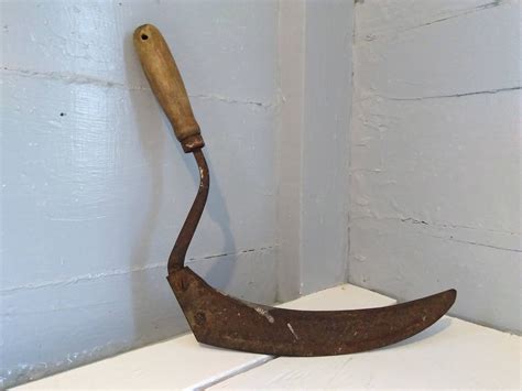 Antique Corn Cutter Scythe Sickle Farm Tool Gardening Tool Hand Tool