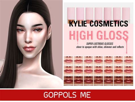 Gpme Kylie Cosmetics High Gloss Sims 4 Sims Kylie Cosmetics