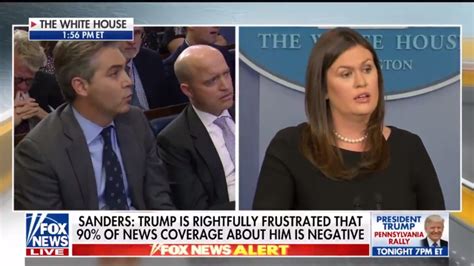 Sarah Sanders Refuses To Say That The Media Is Not The ‘enemy Of The