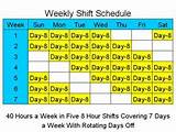 Shift Schedules Examples Pictures
