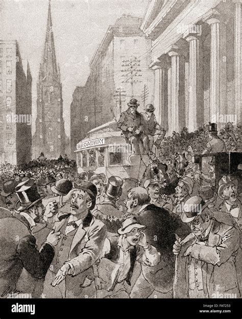 Black Friday In Wall Street New York United States Of America 1869