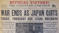 Today in History, August 14, 1945: Japan surrendered, ending World War II
