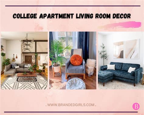 Cutest Girls College Apartment Living Room Decor Ideas