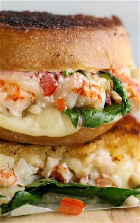 Lobster Grilled Cheese Sandwich Recipe — Dishmaps