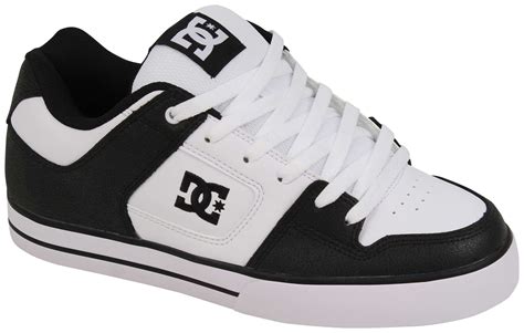 Dc Pure Shoe Black White Black