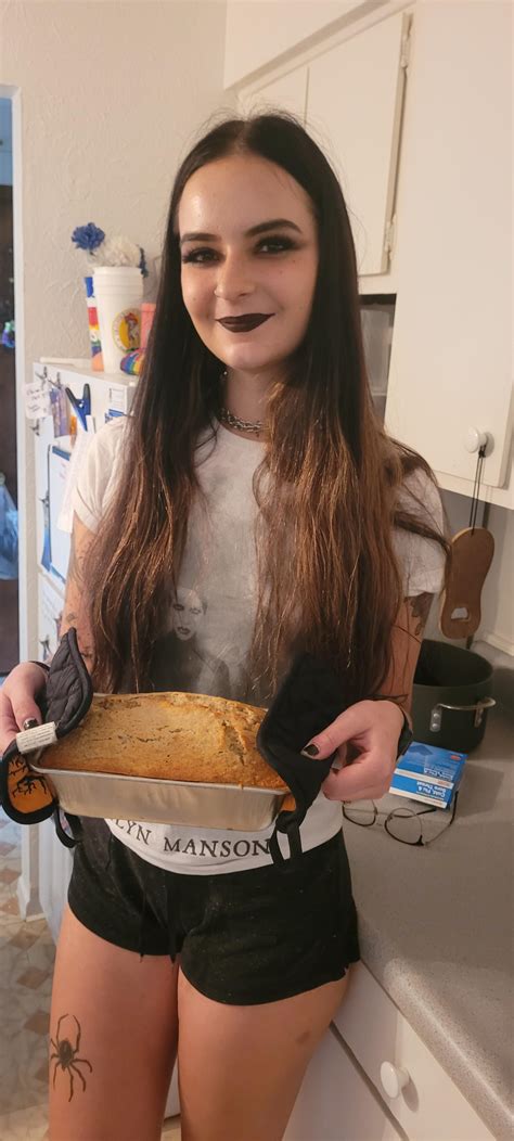 I Made My Roommate Take This Pic Of Me And My Banana Nut Bread Is