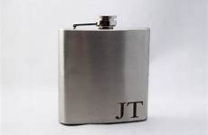 flask personalized stainless steel groomsman engraved