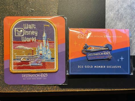 Destination D23 2021 Walt Disney World Pin And Patch 3888776848