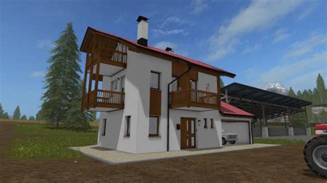 Fs17 Residential House With Garages V10 Farming Simulator 19 17 22