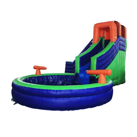 Aleko Commercial Grade Outdoor Inflatable Bounce House Water Slide With