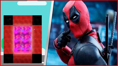 Como Fazer Um Portal Para O Mundo Do Deadpool 2 Minecraft Youtube