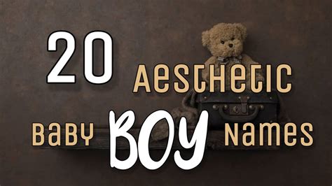 20 Aesthetic Baby Boy Names Two Unique Names For Baby Boys Mami