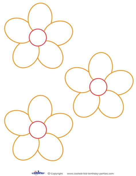 Download free flower templates printable and use any clip art,coloring,png graphics in your website, document or presentation. 8 Best Images of Colored Flowers Printables - Part Number, Colored Flower Clip Art and Free ...