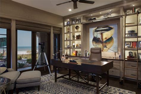 Modern Coastal Beach Style Home Office Jacksonville By Morales