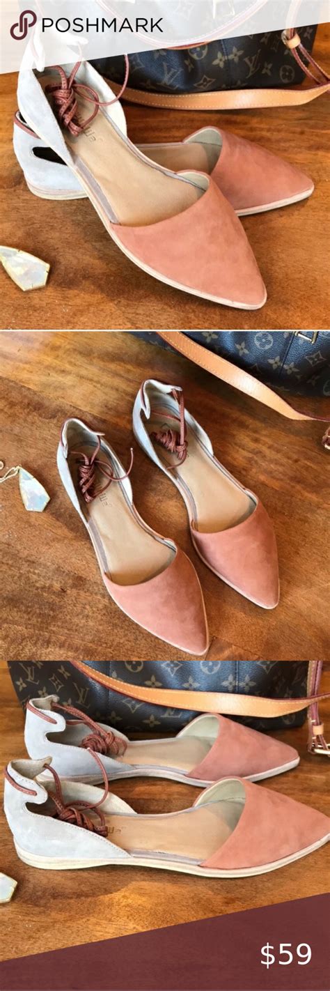 anthropologie suede leather lace up flat leather and lace anthropologie shoes suede leather