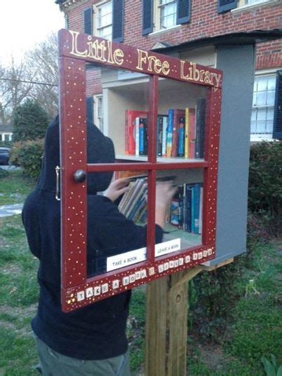 Take a book leave a book. Little Free Library - Take a Book, Leave a Book This would ...