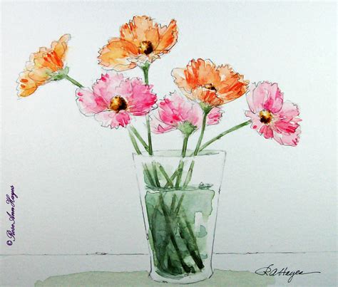 I love the simplicity (or complexity) of it. Watercolor Paintings by RoseAnn Hayes