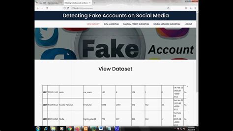 Detecting Fake Accounts On Social Media Youtube