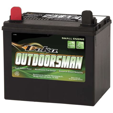 Deka Outdoorsman 230 Cca 12 Volt Small Engine Battery Ace Hardware