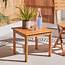 Safavieh Randor Outdoor Patio Folding Table  Natural Walmartcom