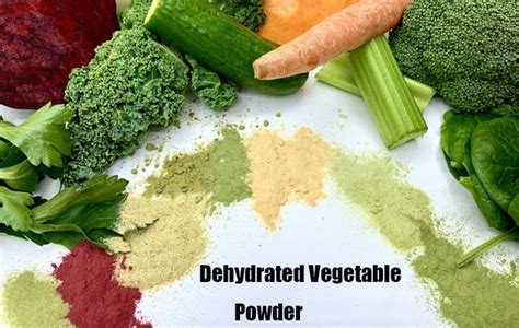 How To Make Dehydrated Vegetable Powder