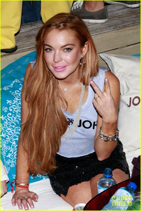 Lindsay Lohan Celebrating Saturday Eve At A Nightclub In Brazil