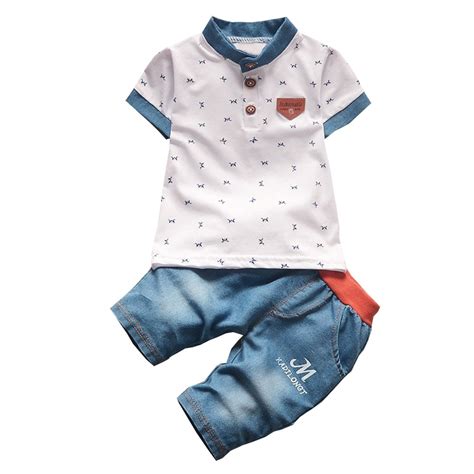 Bibicola Baby Boys Summer Clothing Sets Infant Clothes