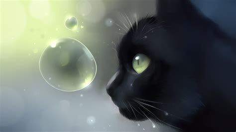 Anime Kawaii Cat Wallpapers Wallpaper Cave