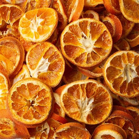 Natural Sliced Dried Tangerine • Dried Oranges • Bulk Dried Fruits • Oh