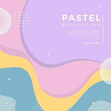 Flat Abstract Pastel Vector Background 273909 Vector Art
