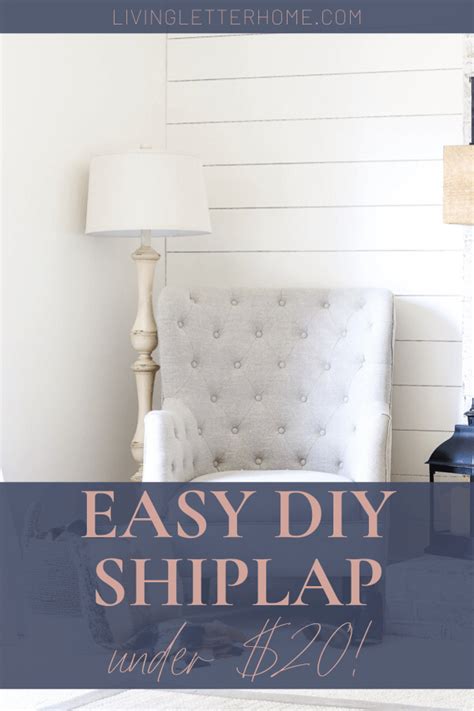 This is not a job for someone that has never used a hammer. Easiest and cheapest way to install DIY faux shiplap | Faux shiplap, Shiplap, Shiplap accent wall