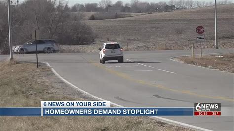 West Omaha homeowners demand stoplight - YouTube