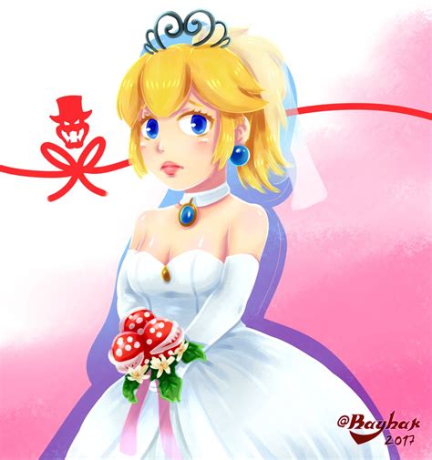 Peach Princess Mario Bros Fan Art