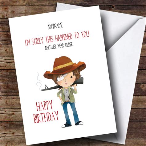 Make someone's day extra special with a personalized, printable birthday card you can send. Customized Personalized Birthday Greeting Card Choice Of ...
