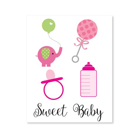 Baby Shower Girl Clipart Print It Baby
