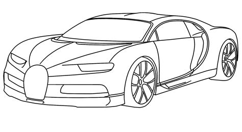 Bugatti Chiron Coloring Pages Coloring Pages