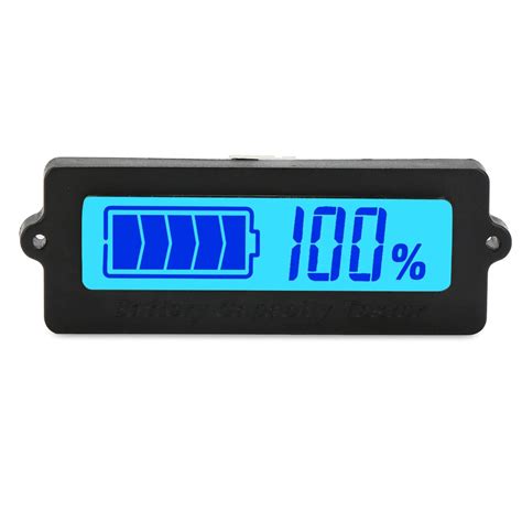 Drok Dc V Digital Battery Capacity Tester Indicator Two Wires V