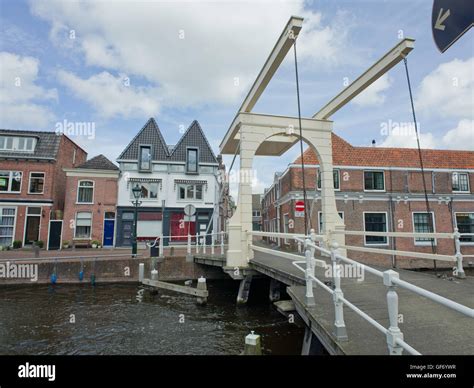 Dutch Cantilever Bridge Stock Photo Alamy