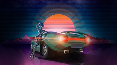 80s Car Retro Synthwave Wallpapers Wallpaper Cave