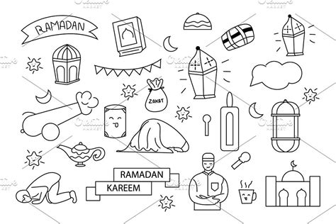Islamic Doodle Bundles Ramadan Doodles How To Draw Hands