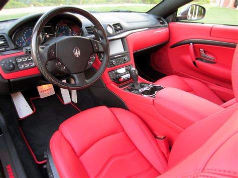 Maserati Granturismo Maserati Red Interiors