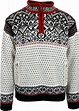 Icewear Bjorn - Maglione da uomo in stile norvegese, foderato White ...