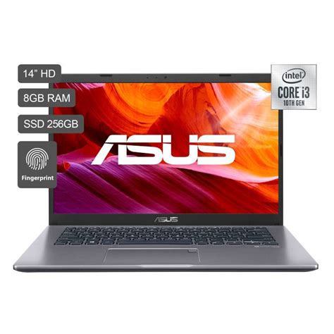 Asus Laptop Vivobook 14 Core I3 10ma Gen 8gb Ram 256gb Ssd Lector